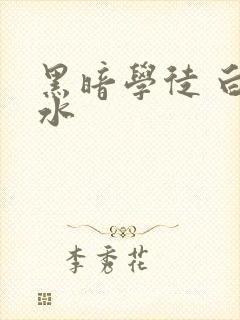 黑暗学徒 白开水