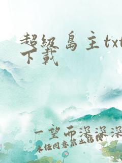 超级岛主txt下载