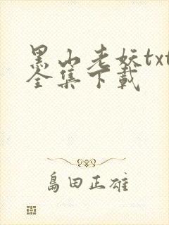 黑山老妖txt全集下载