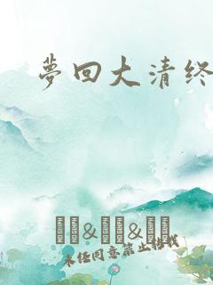 梦回大清终结篇