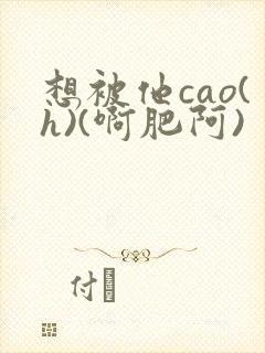 想被他cao(h)(啊肥阿)