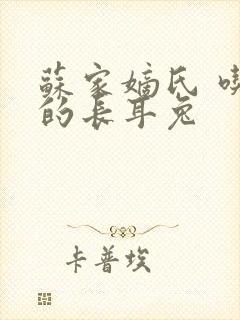 苏家嫡氏 吃肉的长耳兔