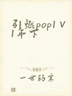 引燃pop1∨1年下