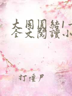 大团圆结1一6全文阅读小说