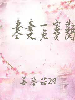 妻妾一家欢小说全文免费阅读