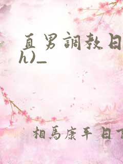 直男调教日记(h)_