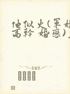 他似火(军婚 高干 婚恋)免费阅读