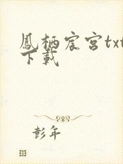 凤栖宸宫txt下载