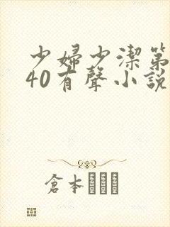 少妇少洁第1一40有声小说