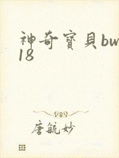 神奇宝贝bw118
