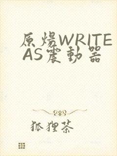 原炀WRITE AS震动器