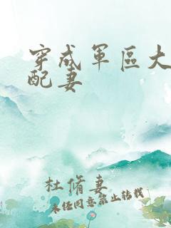 穿成军区大佬女配妻
