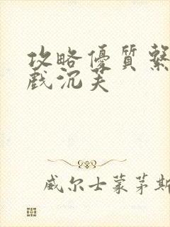 攻略优质系统游戏沉芙