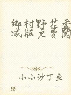 乡村野花香无删减版免费阅读全文