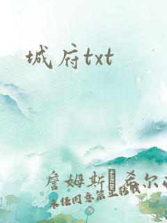 城府txt