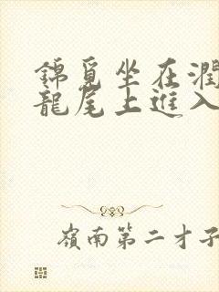 锦觅坐在润玉的龙尾上进入