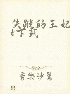 失踪的王妃txt下载