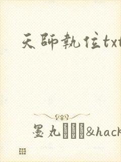 天师执位txt