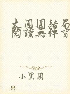 大团圆结局全文阅读无弹窗