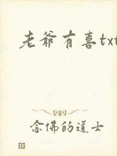 老爷有喜txt
