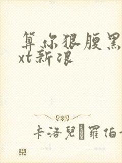 算你狠腹黑男txt新浪