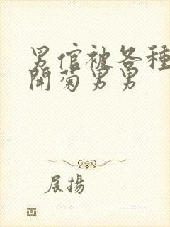 男倌被各种玉势开菊男男