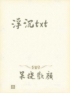 浮沉txt