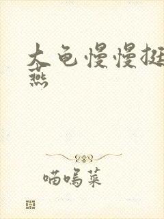 大龟慢慢挺进张燕