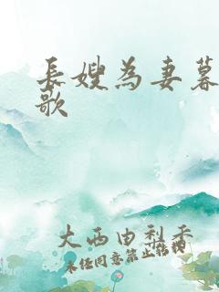 长嫂为妻暮色酒歌