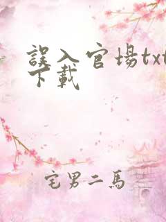 误入官场txt下载