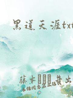 黑道天涯txt