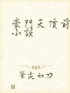 豪门天价前妻 小说