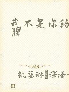 我不是你的乖乖牌