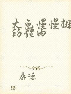 大龟慢慢挺进我的体内