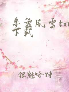 梦舞风云txt下载