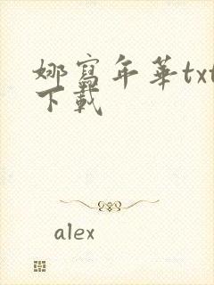 娜写年华txt下载