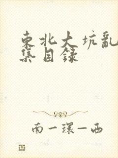 东北大坑乱H全集目录