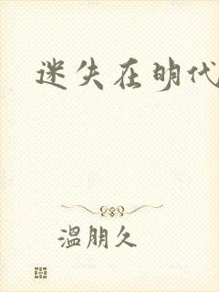 迷失在明代末年