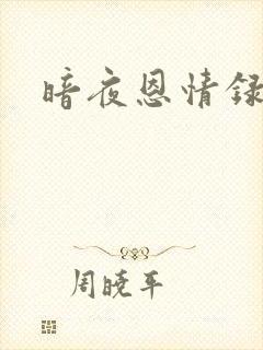 暗夜恩情录