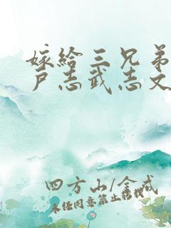 嫁给三兄弟的猎户志武志文