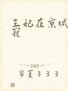 王妃在京城当团宠