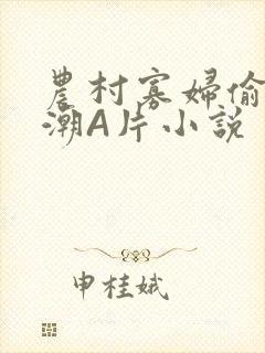 农村寡妇偷人高潮A片小说