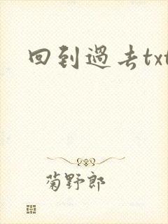回到过去txt