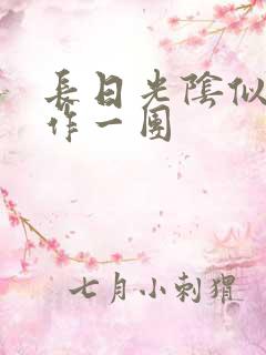 长日光阴似箭乱作一团