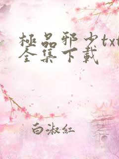 极品邪少txt全集下载