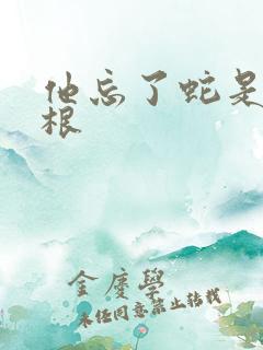 他忘了蛇是有两根