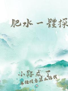 肥水一体探岳体