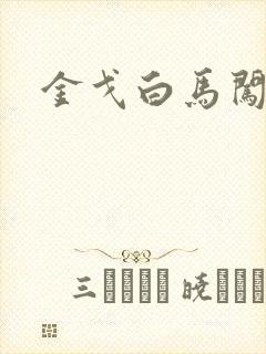 金戈白马闯三国