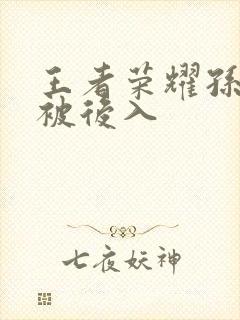 王者荣耀孙尚香被后入