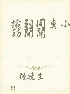 捡到同桌小玩具的开关